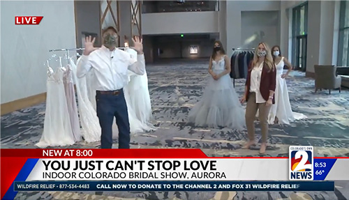 FOX31 Denver on You Can’t Stop Love Bridal Show